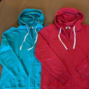 Two Old Navy hoodies, fun colors! ⚡️